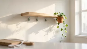 aranżacja pustej ściany w kuchni